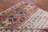 Persian Gabbeh Hand Knotted Wool Area Rug - 8' 2" X 9' 9" - Golden Nile