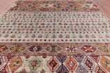 Persian Gabbeh Hand Knotted Wool Area Rug - 8' 2" X 9' 9" - Golden Nile