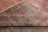 Persian Gabbeh Hand Knotted Wool Area Rug - 6' 7" X 9' 5" - Golden Nile