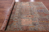 Persian Gabbeh Hand Knotted Wool Area Rug - 6' 7" X 9' 5" - Golden Nile