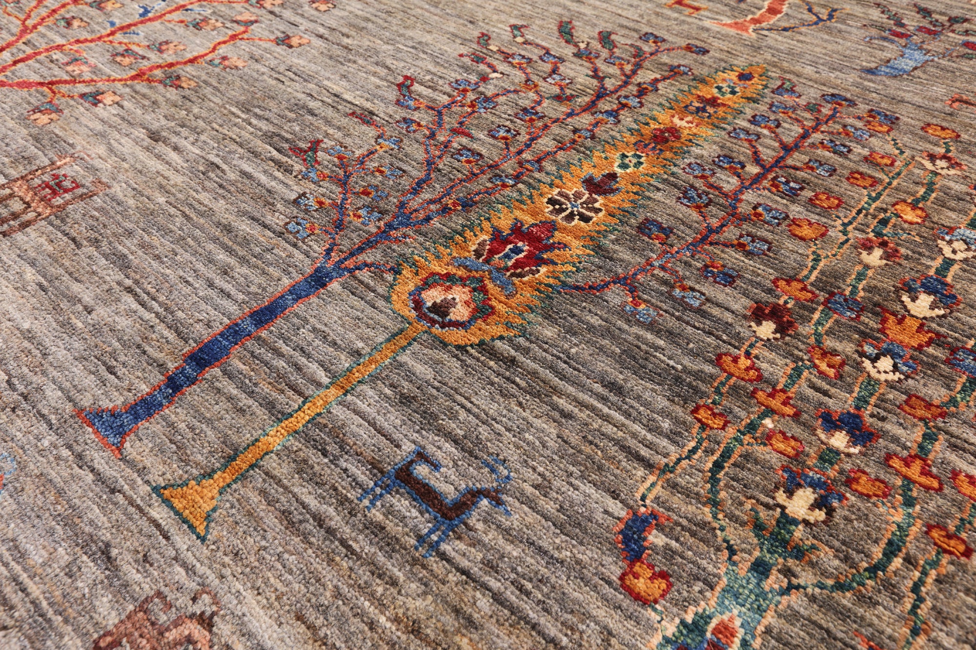 Persian Gabbeh Hand Knotted Wool Area Rug - 6' 7" X 9' 5" - Golden Nile