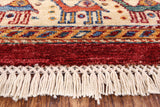 Tribal Persian Gabbeh Hand Knotted Wool Area Rug - 5' 9" X 7' 7" - Golden Nile
