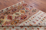 Tribal Persian Gabbeh Hand Knotted Wool Area Rug - 6' 6" X 9' 7" - Golden Nile
