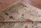 Persian Gabbeh Handmade Wool Area Rug - 6' 8" X 9' 5" - Golden Nile