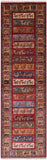 Persian Gabbeh Hand Knotted Wool Runner Rug - 2' 8" X 9' 7" - Golden Nile