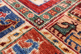 Persian Gabbeh Hand Knotted Wool Runner Rug - 2' 8" X 9' 7" - Golden Nile