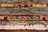 Peshawar Handmade Wool Runner Rug - 2' 8" X 8' 8" - Golden Nile