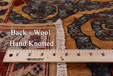 Persian Fine Serapi Handmade Wool Area Rug - 8' 2" X 9' 8" - Golden Nile