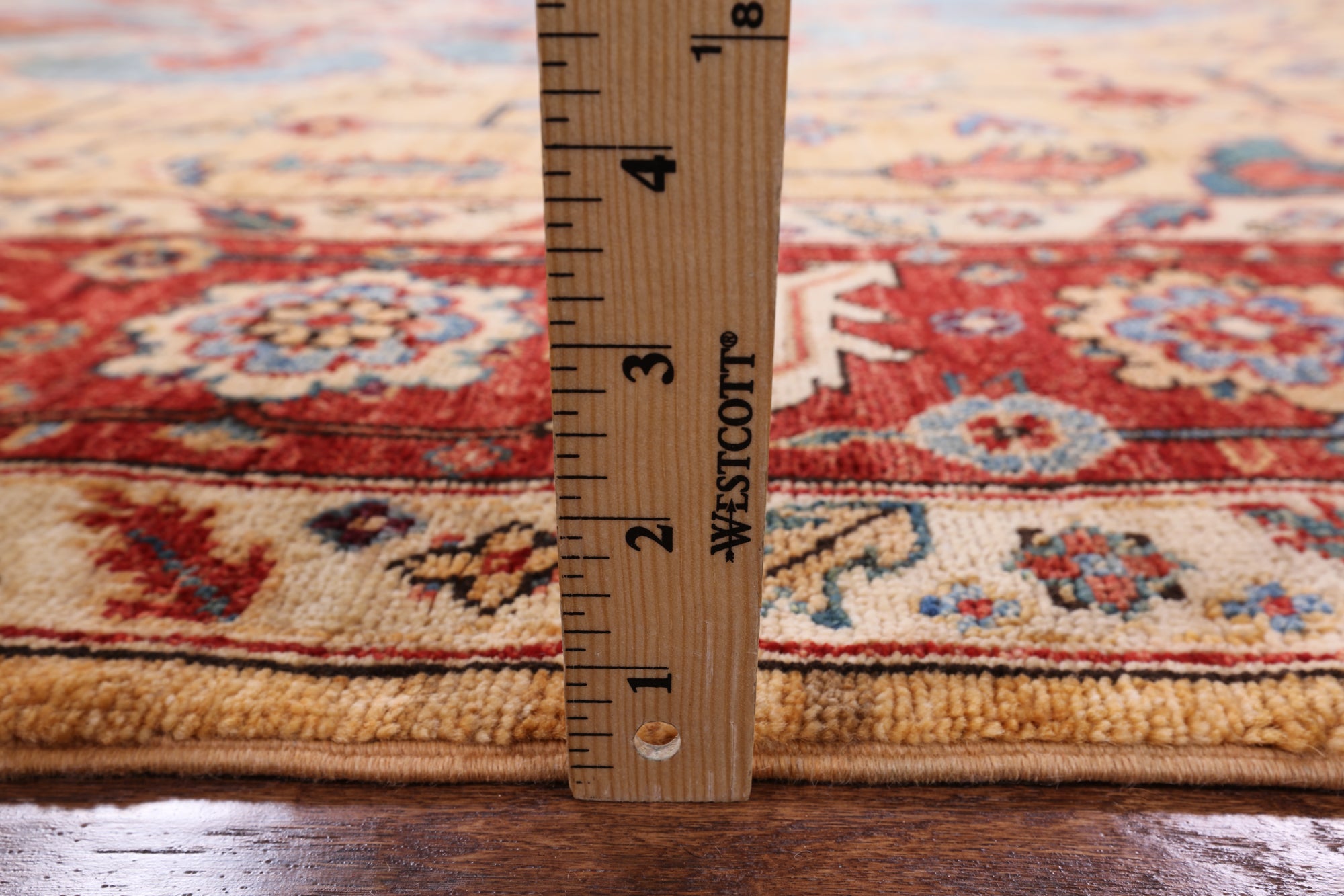 Persian Fine Serapi Handmade Wool Area Rug - 8' 2" X 9' 8" - Golden Nile