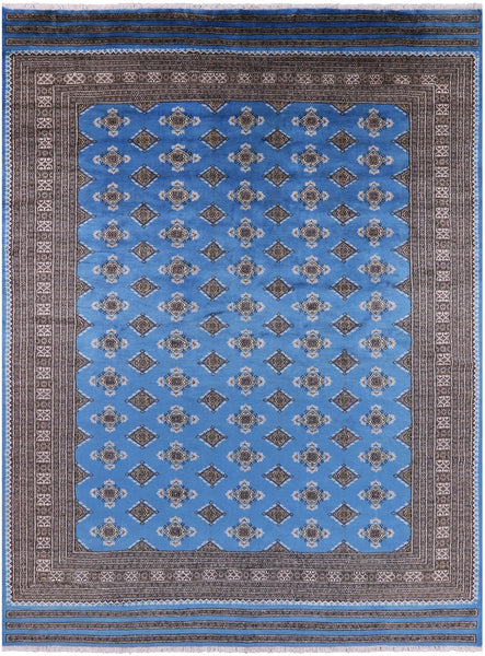 Bokhara Handmade Wool Area Rug - 7' 11" X 10' 7" - Golden Nile
