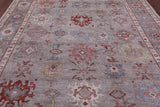 Turkish Oushak Hand Knotted Wool On Wool Area Rug - 8' X 9' 11" - Golden Nile