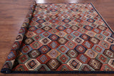 Tribal Persian Gabbeh Hand Knotted Wool Area Rug - 8' 0" X 9' 7" - Golden Nile