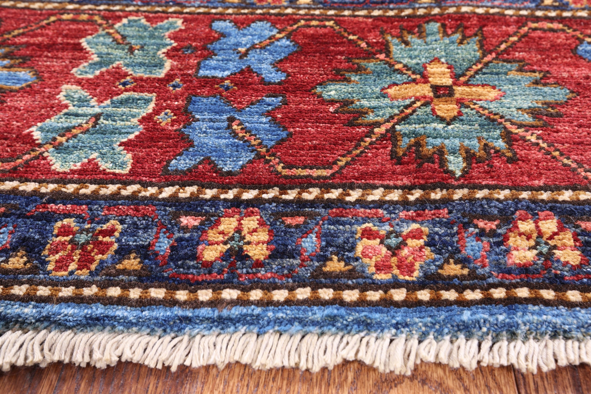 Shall Persian Gabbeh Hand Knotted Wool Area Rug - 5' 3" X 7' 9" - Golden Nile