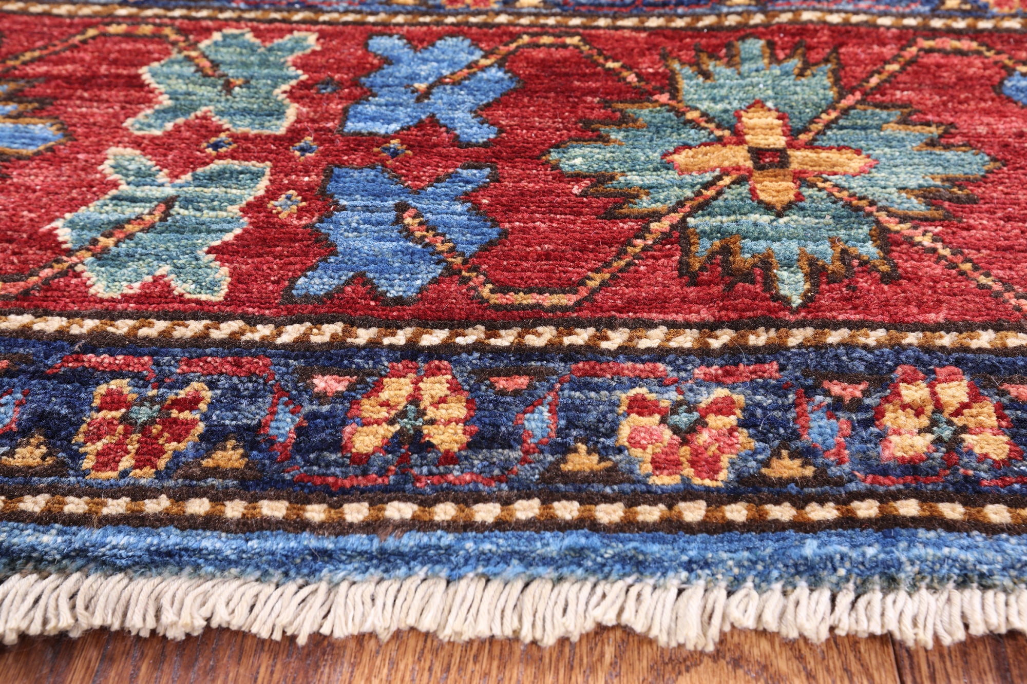 Shall Persian Gabbeh Hand Knotted Wool Area Rug - 5' 3" X 7' 9" - Golden Nile