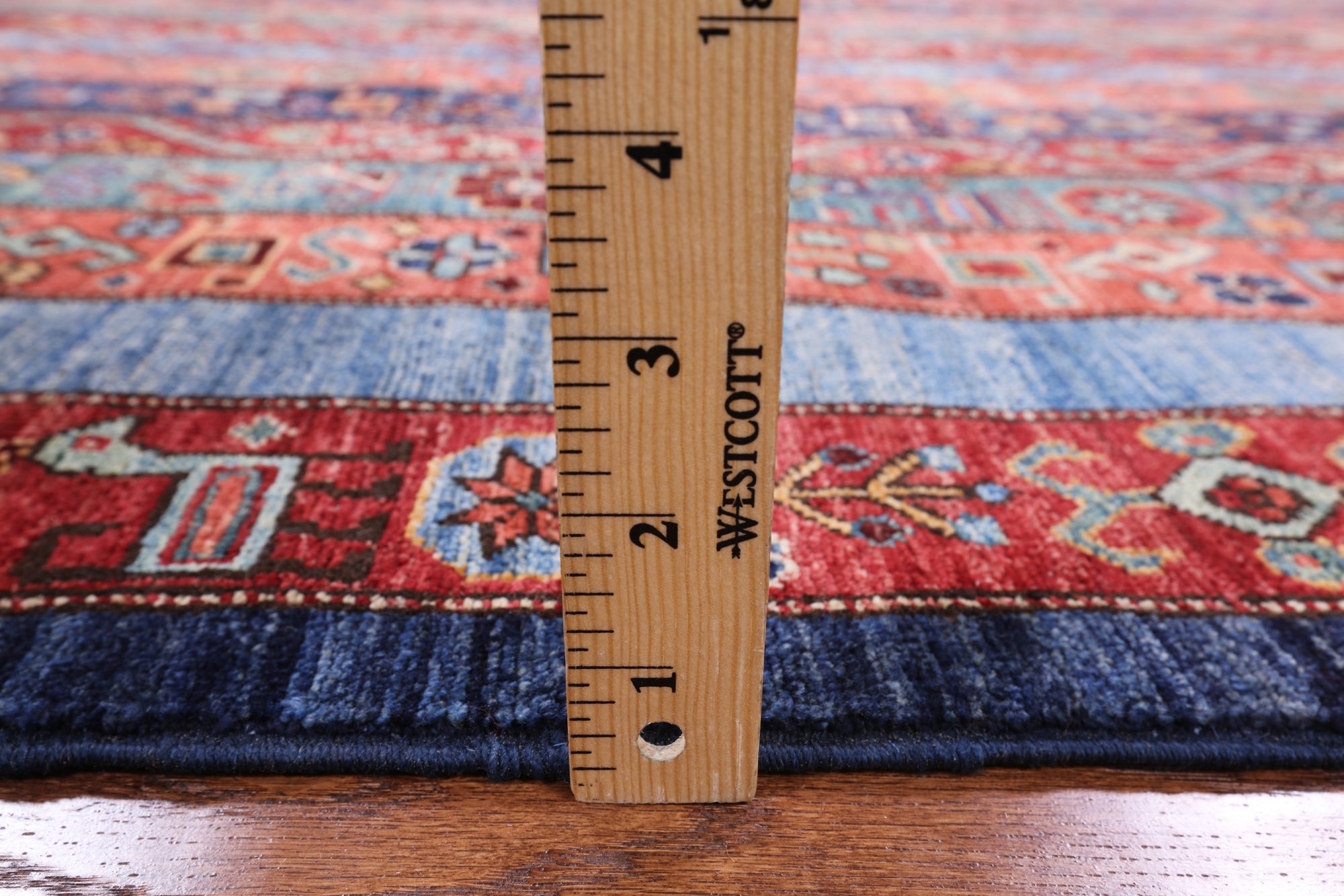 Shall Persian Gabbeh Hand Knotted Wool Area Rug - 6' 2" X 8' 9" - Golden Nile
