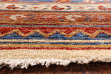 Ivory Persian Ziegler Hand Knotted Wool Area Rug - 10' 2" X 13' 9" - Golden Nile