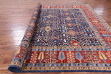 Persian Fine Serapi Handmade Wool Area Rug - 8' 10" X 11' 8" - Golden Nile