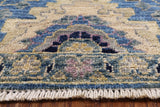 Persian Fine Serapi Hand Knotted Wool Runner Rug - 2' 7" X 14' 9" - Golden Nile
