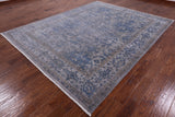 Grey Persian Fine Serapi Handmade Wool Area Rug - 8' 1" X 10' 3" - Golden Nile