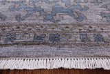 Grey Persian Fine Serapi Handmade Wool Area Rug - 8' 1" X 10' 3" - Golden Nile