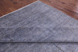 Carved Full Pile Overdyed Handmade Wool Area Rug - 9' 10" X 13' 7" - Golden Nile