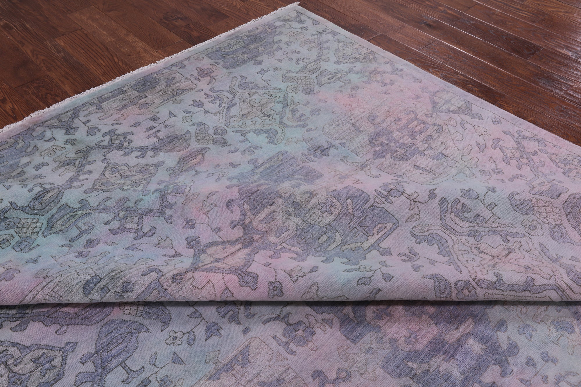 Full Pile Overdyed Handmade Wool Area Rug - 9' 1" X 12' 4" - Golden Nile