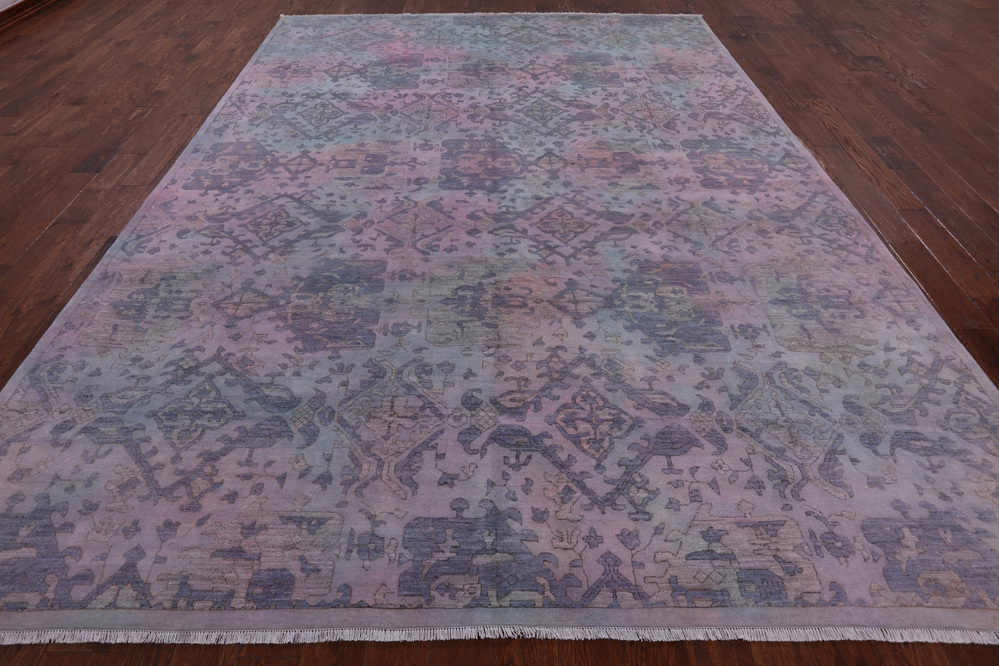 Full Pile Overdyed Handmade Wool Area Rug - 9' 1" X 12' 4" - Golden Nile
