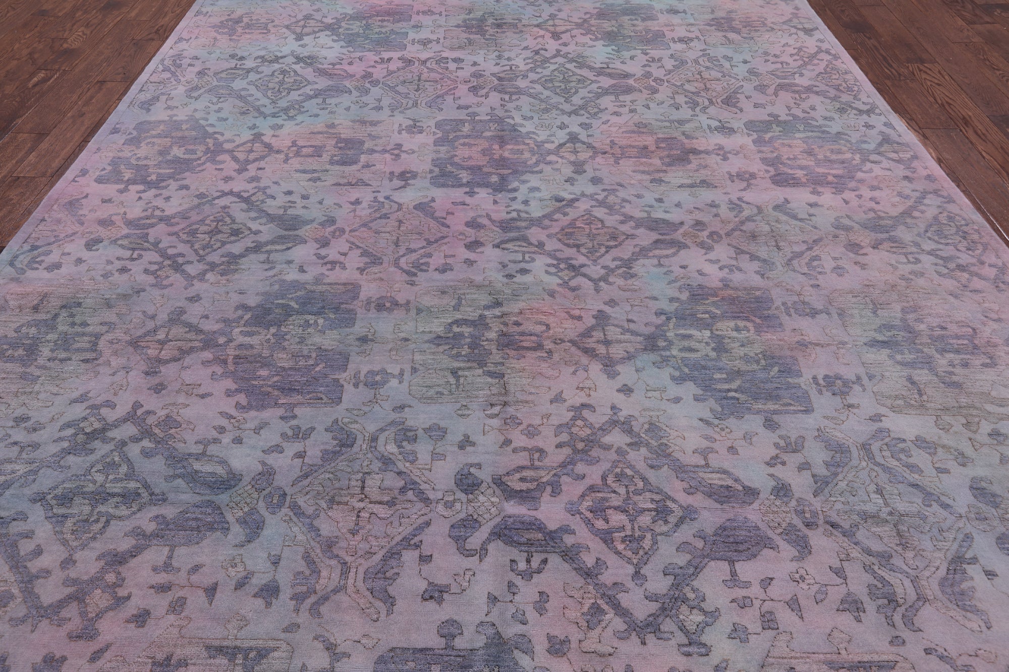 Full Pile Overdyed Handmade Wool Area Rug - 9' 1" X 12' 4" - Golden Nile