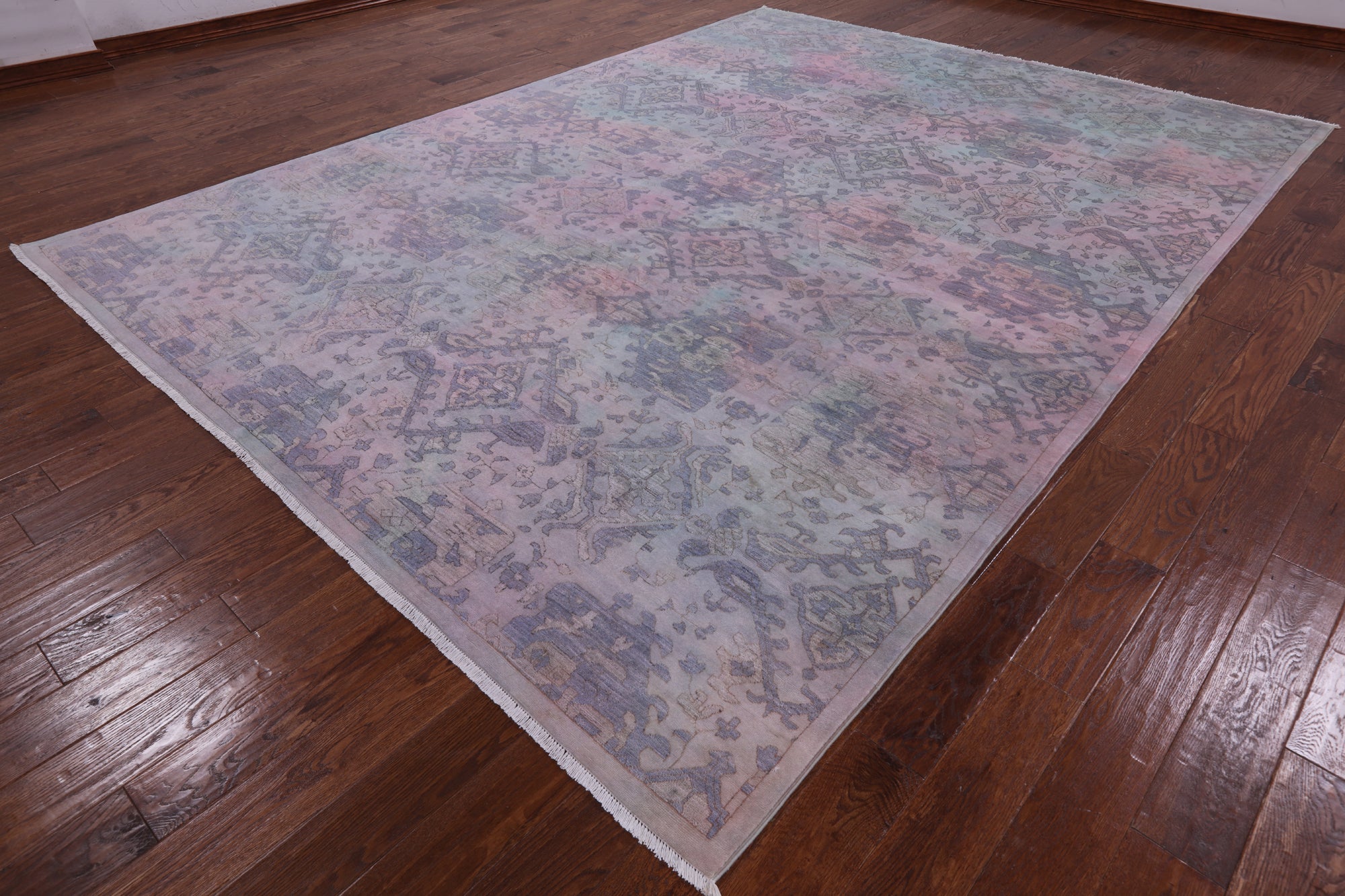 Full Pile Overdyed Handmade Wool Area Rug - 9' 1" X 12' 4" - Golden Nile