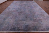 Full Pile Overdyed Hand Knotted Wool Area Rug - 12' 0" X 17' 10" - Golden Nile
