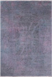 Full Pile Overdyed Handmade Wool Area Rug - 6' 2" X 8' 10" - Golden Nile