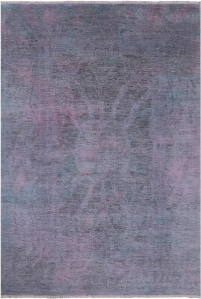 Full Pile Overdyed Handmade Wool Area Rug - 6' 2" X 8' 10" - Golden Nile