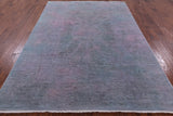 Full Pile Overdyed Handmade Wool Area Rug - 6' 2" X 8' 10" - Golden Nile
