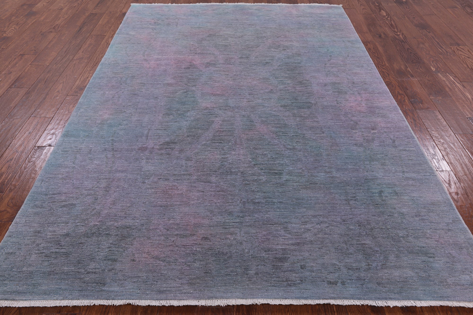 Full Pile Overdyed Handmade Wool Area Rug - 6' 2" X 8' 10" - Golden Nile