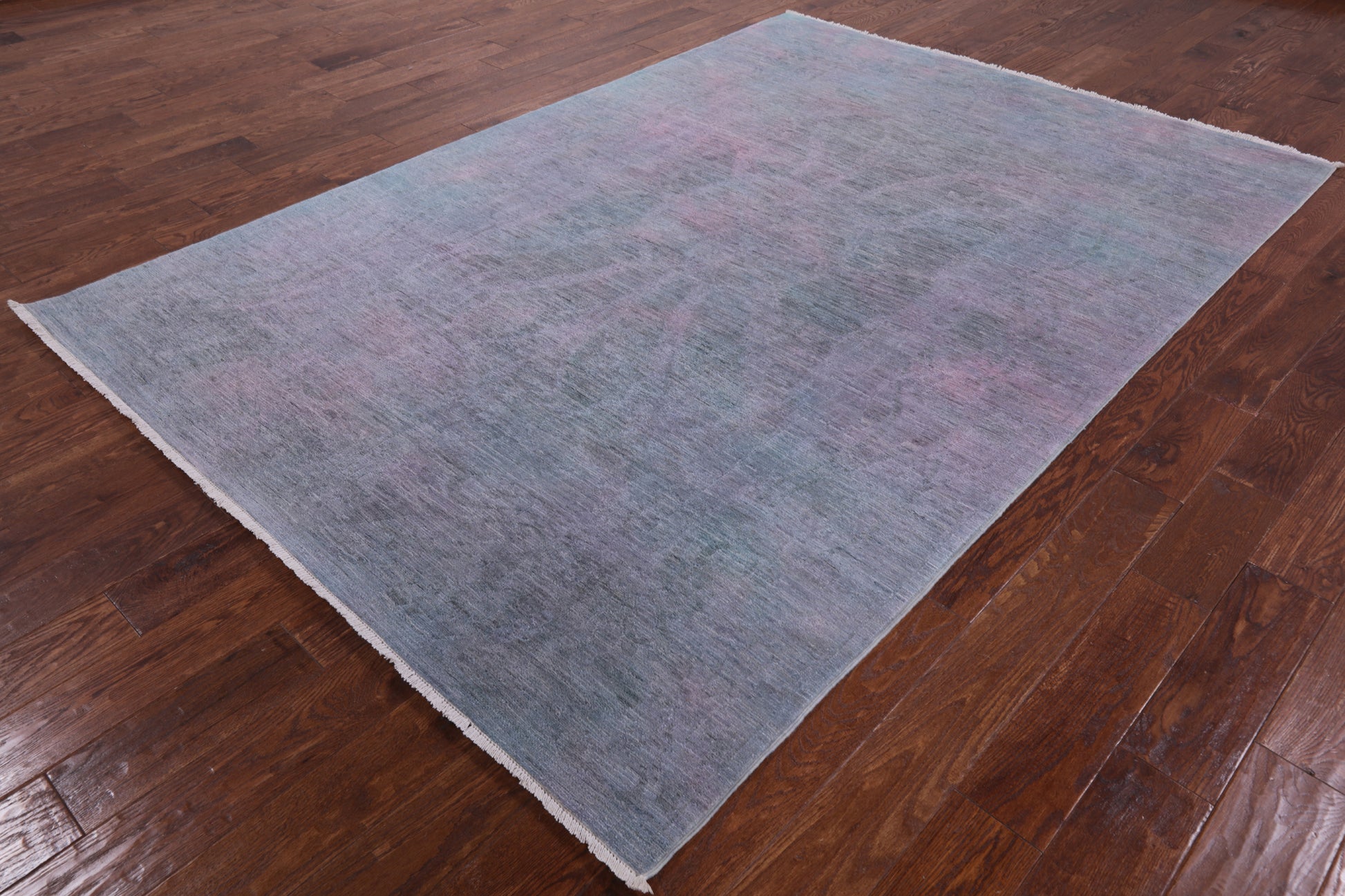 Full Pile Overdyed Handmade Wool Area Rug - 6' 2" X 8' 10" - Golden Nile