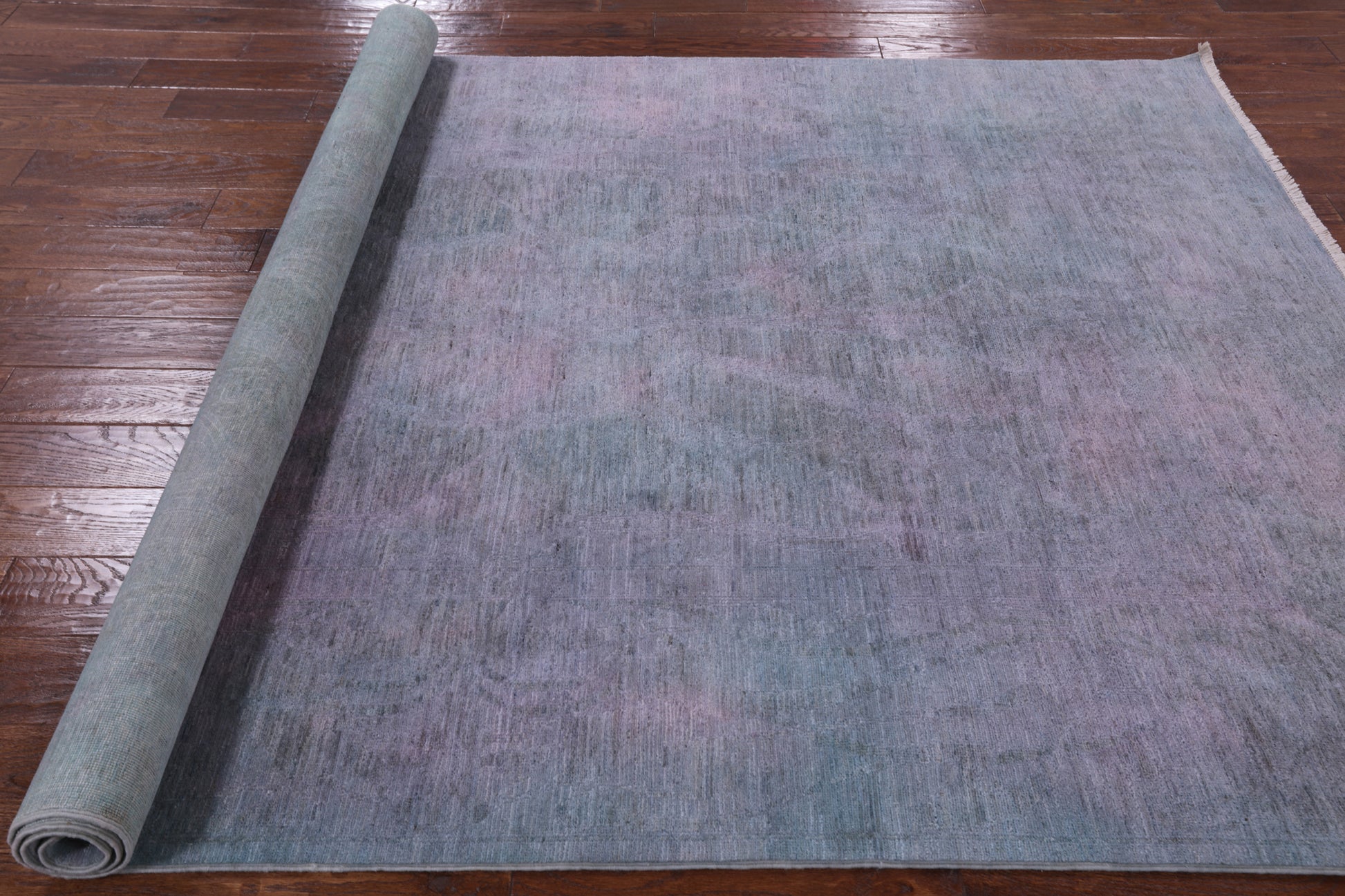 Full Pile Overdyed Handmade Wool Area Rug - 6' 2" X 8' 10" - Golden Nile