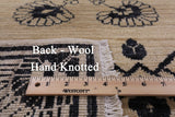 Peshawar Handmade Wool Area Rug - 8' 2" X 9' 9" - Golden Nile