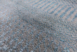 Grey Savannah Grass Hand Knotted Wool & Silk Area Rug - 10' 2" X 14' 3" - Golden Nile