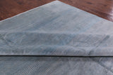Grey Savannah Grass Hand Knotted Wool & Silk Area Rug - 10' 2" X 14' 3" - Golden Nile