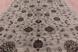 Natural Dyed Peshawar Hand Knotted Wool Area Rug - 8' 4" X 9' 10" - Golden Nile
