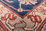 Geometric Persian Hand-Knotted Wool Rug - 12' X 15' 1" - Golden Nile