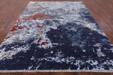 Modern Hand Knotted Wool & Silk Rug - 7' 11" X 10' 1" - Golden Nile