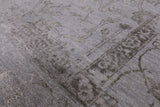 Grey Modern Handmade Wool & Silk Rug - 8' 1" X 10' 2" - Golden Nile