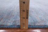 Grey Modern Hand Knotted Wool & Silk Rug - 7' 11" X 10' 4" - Golden Nile