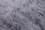 Modern Abstract Handmade Wool & Silk Rug - 9' 1" X 12' 3" - Golden Nile