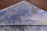 Modern Hand Knotted Wool & Silk Rug - 9' 0" X 11' 11" - Golden Nile