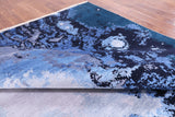 Full Moon Design Modern Handmade Wool & Silk Rug - 9' 0" X 12' 0" - Golden Nile