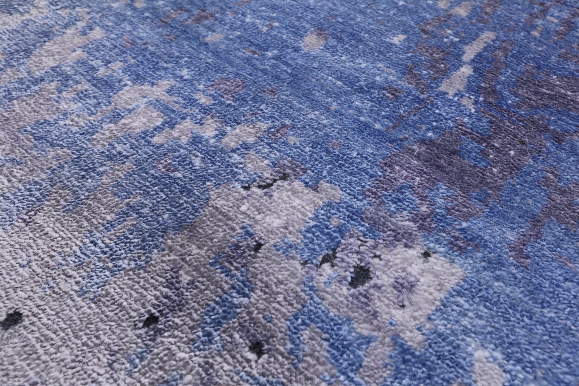 Modern Handmade Wool & Silk Rug - 7' 10" X 10' 0" - Golden Nile