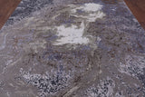 Modern Hand Knotted Wool & Silk Rug - 7' 11" X 9' 10" - Golden Nile
