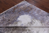 Modern Hand Knotted Wool & Silk Rug - 7' 11" X 9' 10" - Golden Nile